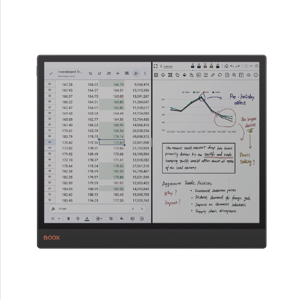 BOOX Tab X C E-ink Device Tablet